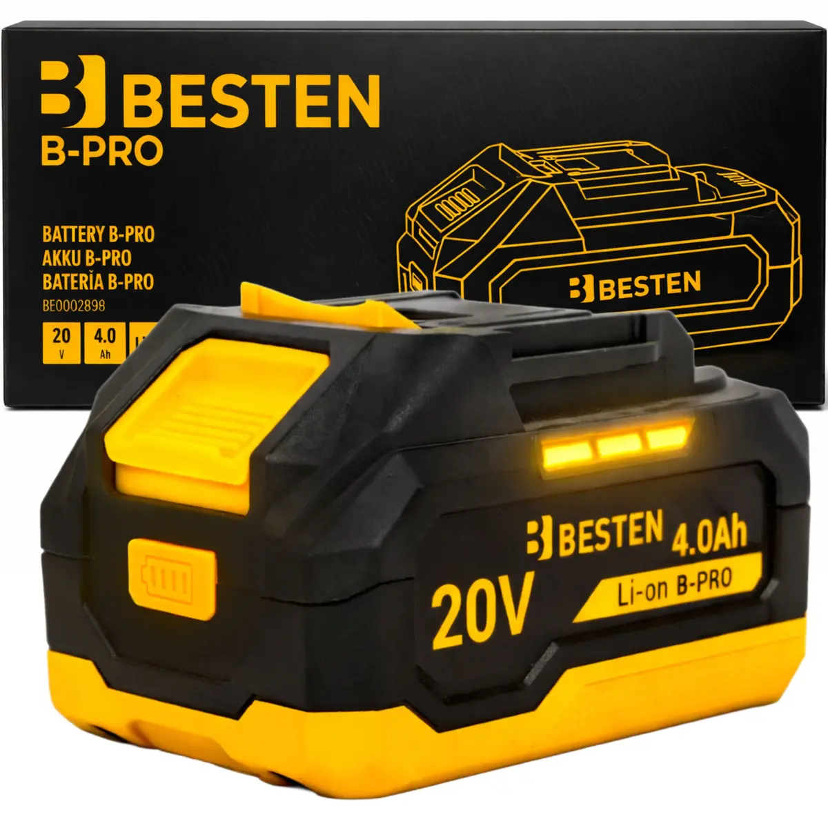 Akumulator BESTEN B-PRO 20V 4000 mAh